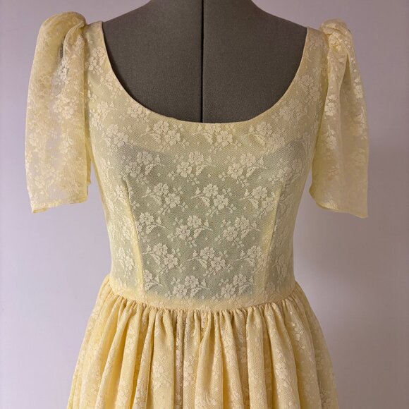 Retro 70's handmade dress - Picture 2 of 5